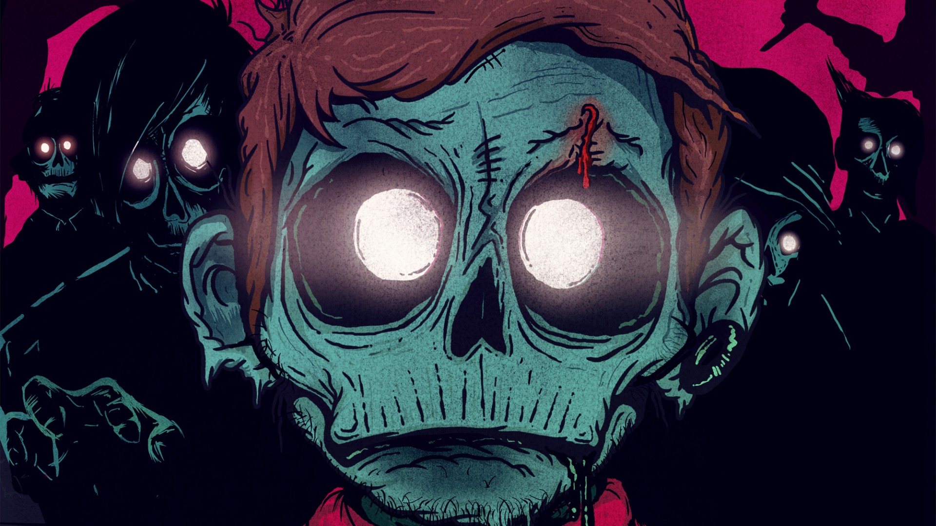 zombie, Face Wallpaper