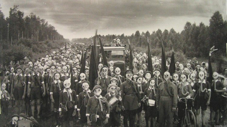 soviet, Gas, Masks, World, War, Children HD Wallpaper Desktop Background