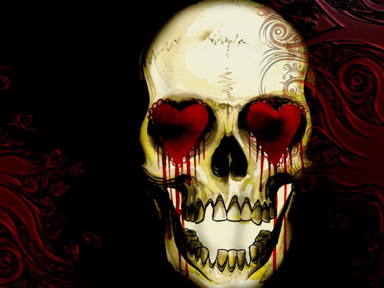 mood, Dark, Skull, Heart, Blood, Love Wallpapers HD / Desktop and Mobile  Backgrounds
