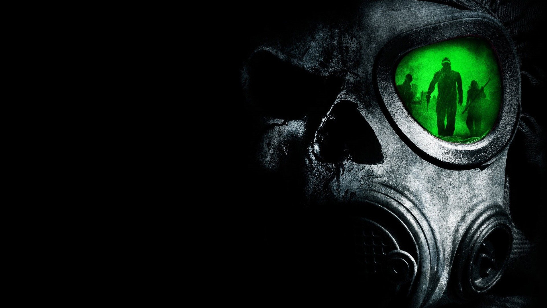 scary, Gas, Masks Wallpaper