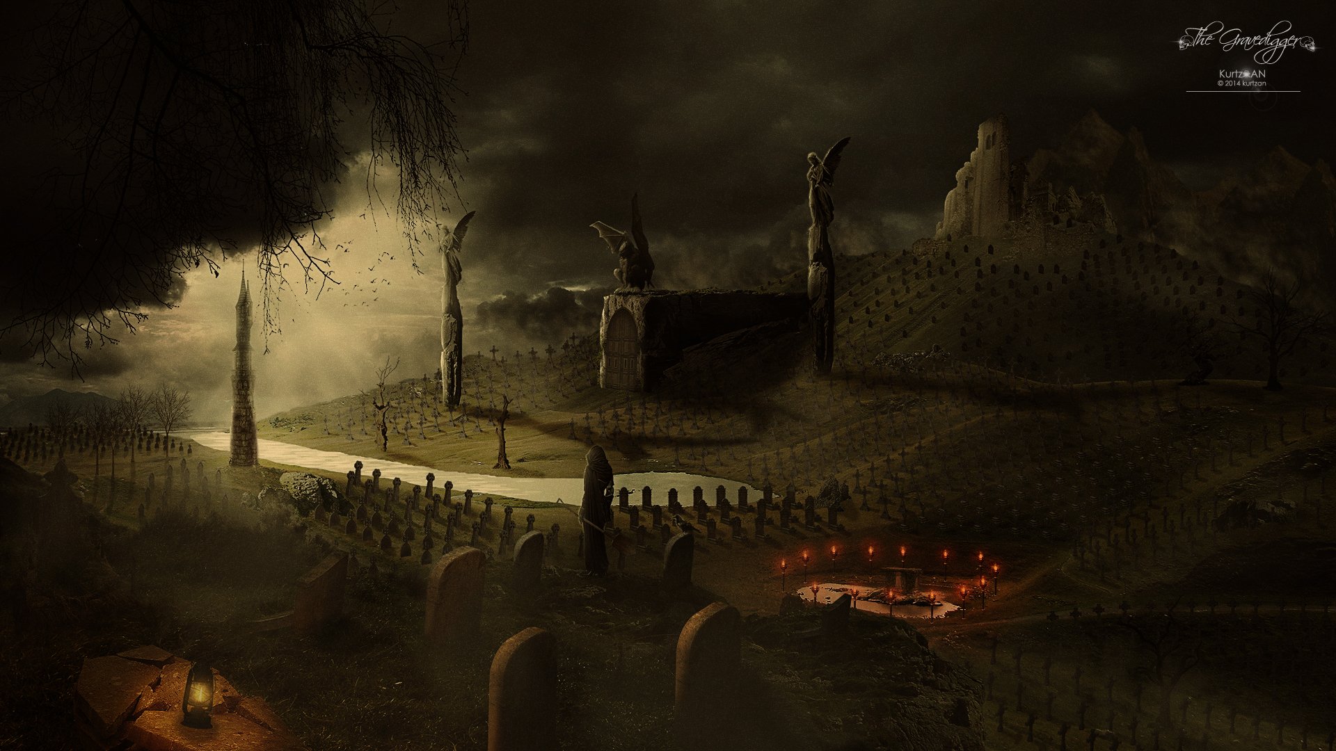 the, Gravedigger Wallpaper