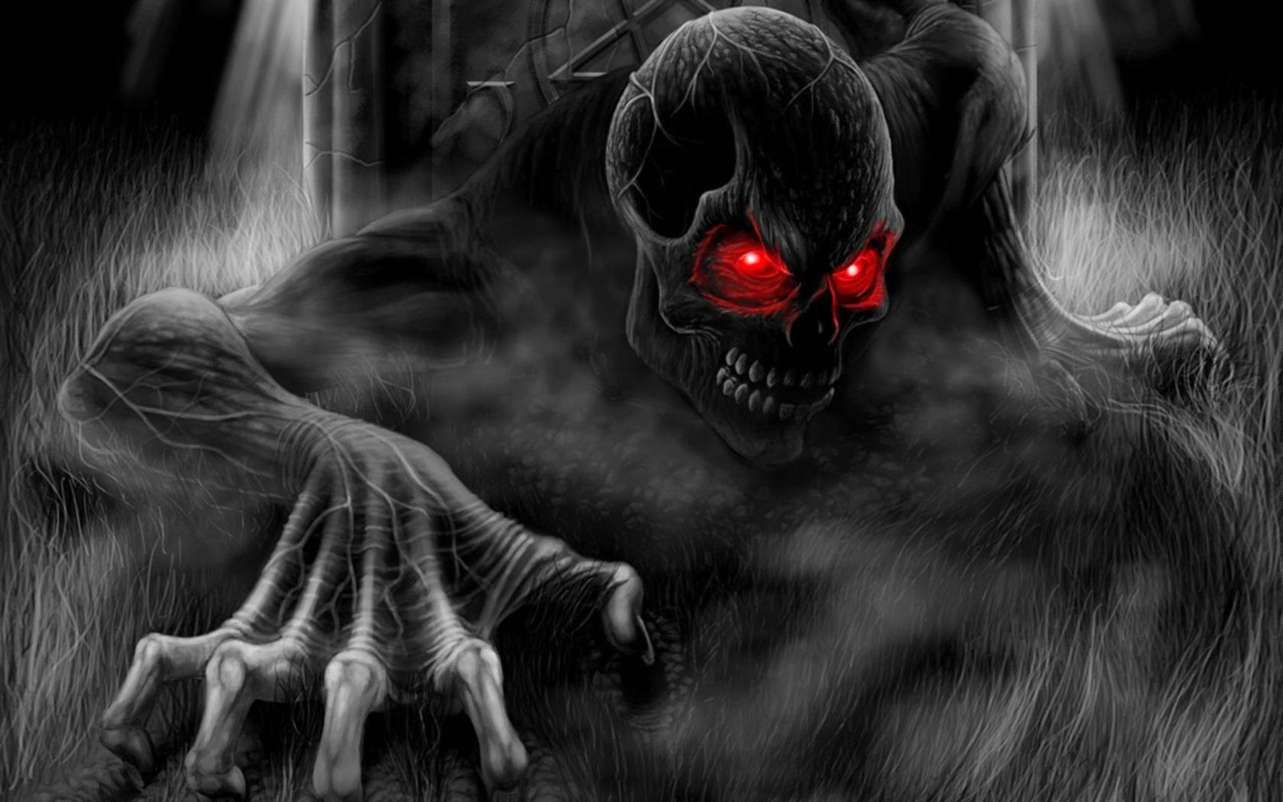skull, , Red eyes dark death Wallpapers HD / Desktop and Mobile Backgrounds...