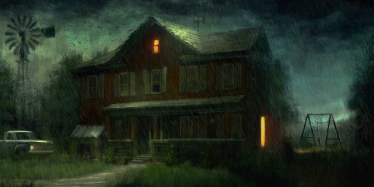 landscape, Horror, House, Mist, Haunted, Halloween, Dark Wallpapers HD /  Desktop and Mobile Backgrounds