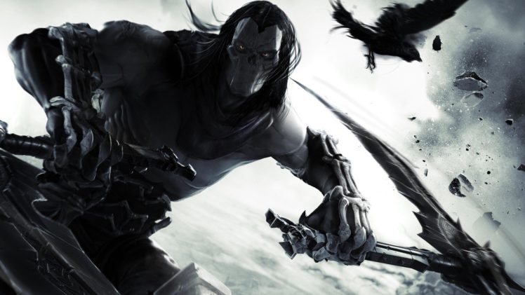 shadow, Warrior,  , Sword, Crow HD Wallpaper Desktop Background