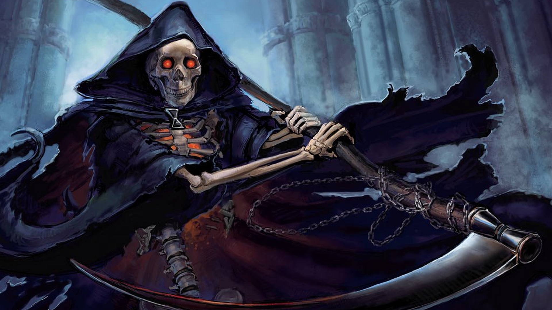 dark, Grim, Reaper, Horror, Skeletons, Skull, Creepy Wallpapers HD / Desktop  and Mobile Backgrounds