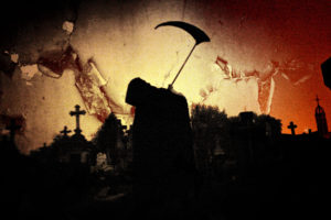 dark, Grim, Reaper, Horror, Skeletons, Skull, Creepy, Cemetary, Cross, Gothic