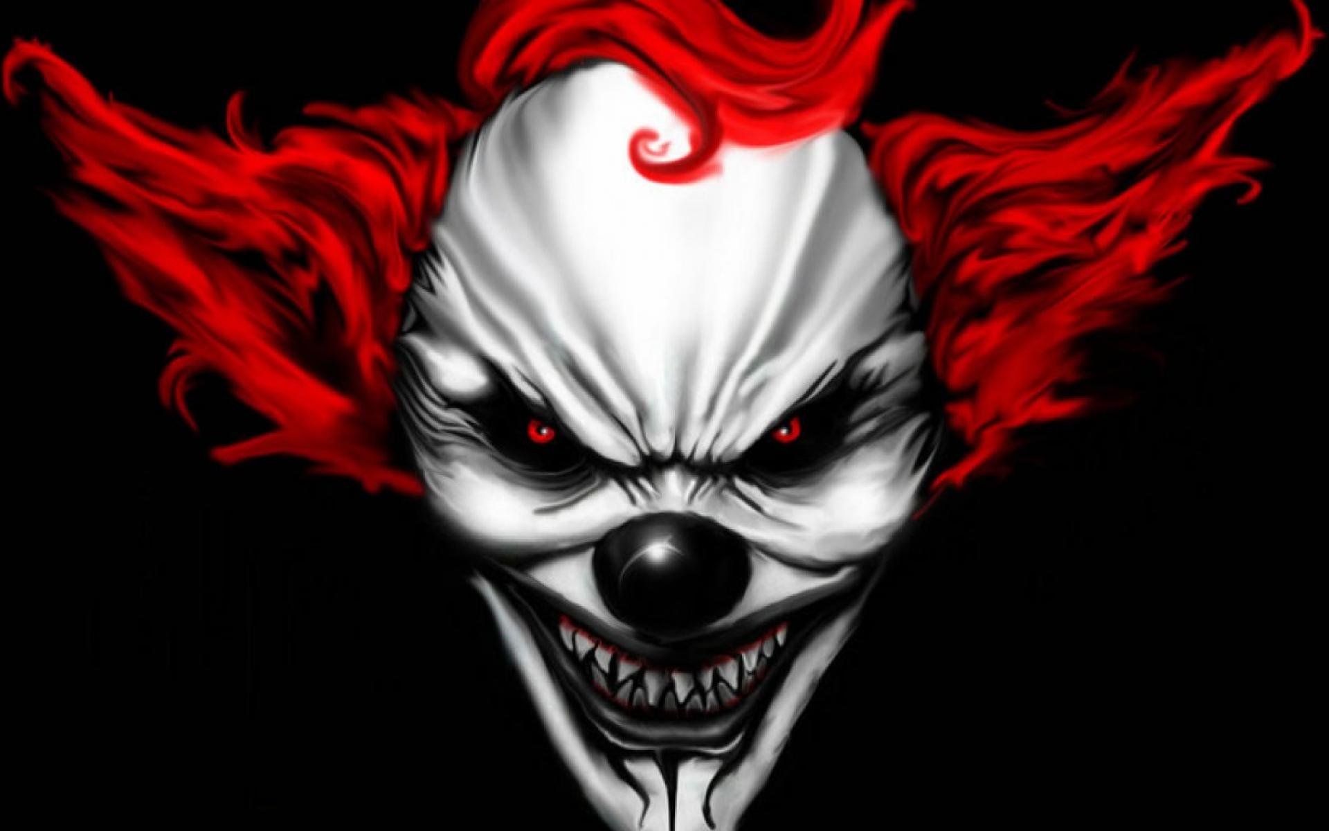 clown, Scary, Evil, Face Wallpaper