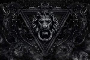 crest, Lion, Door, Artwork
