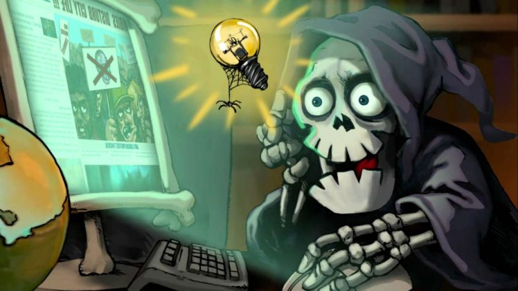 deadlings, Rotten, Action, Adventure, Indie, Dark, Horror, 1dlings, Arcade, Scrolling, Strategy, Monster, Reaper, Skeleton, Skull HD Wallpaper Desktop Background