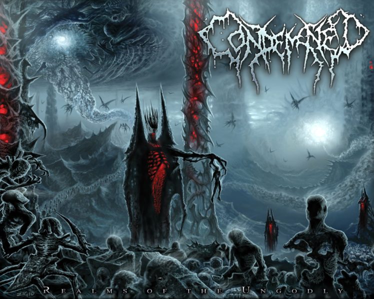 condemned, Death, Metal, Heavy, Deathgrind, Poster, Dark, Evil, Occult, Satanic HD Wallpaper Desktop Background