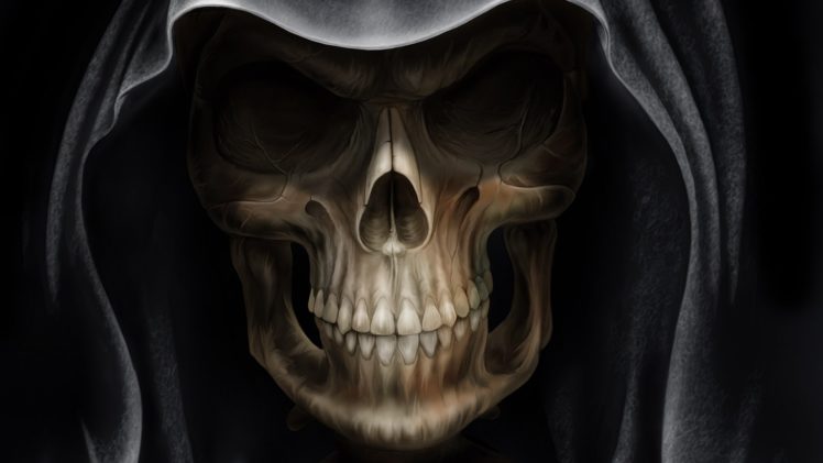 fear,  , Skull, Hood, Death, Dark HD Wallpaper Desktop Background