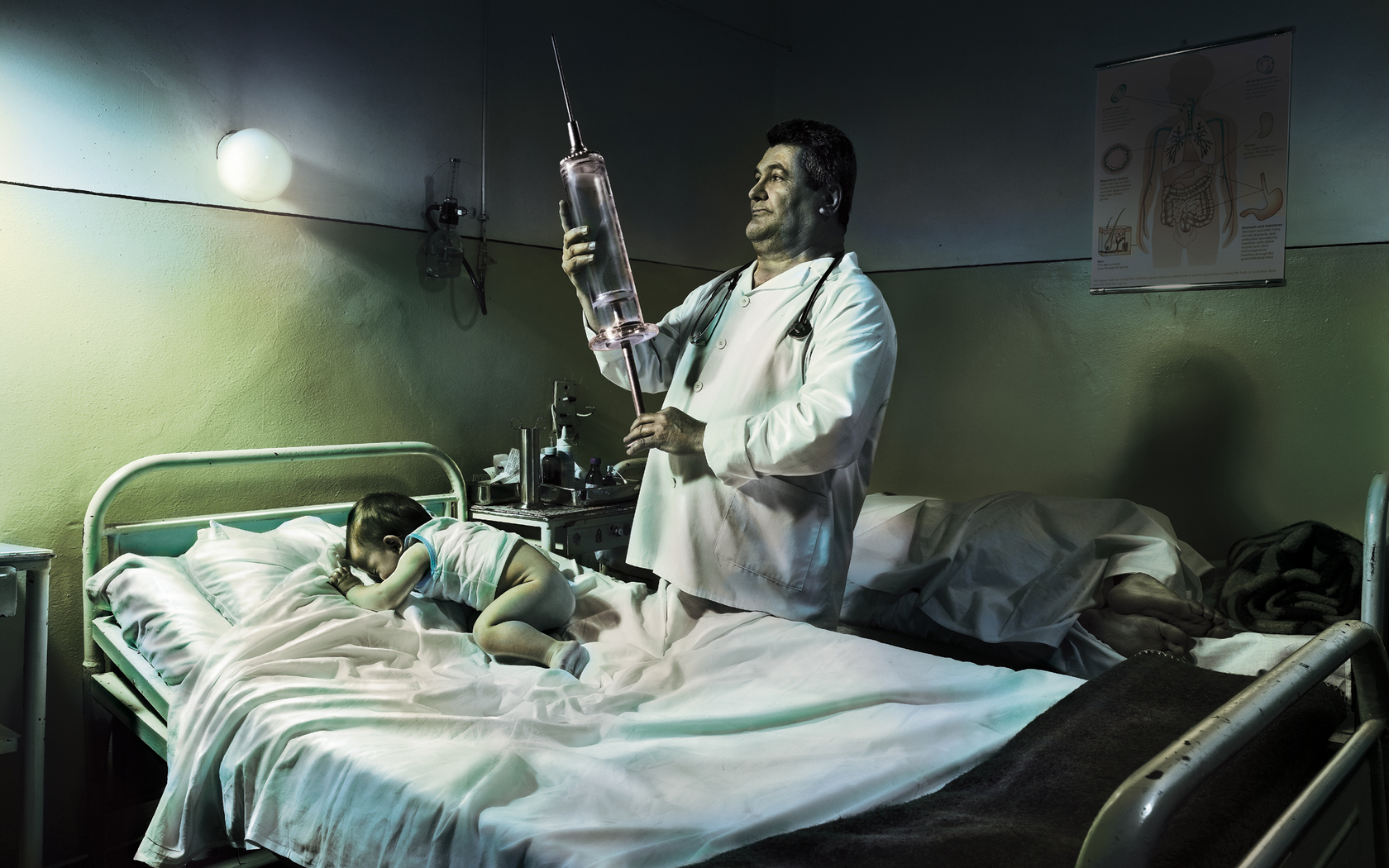 baby, Doctor, Injection, Syringe Wallpaper