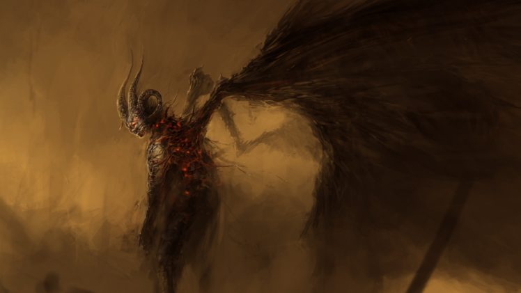 dark, Demon, Evil, Fantasy, Monster, Art, Artwork HD Wallpaper Desktop Background