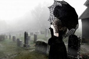 gothic, Girl, Graveyard