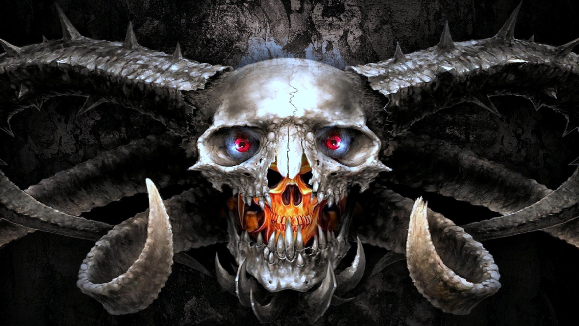 dark, Skull, Evil, Horror, Skulls, Art, Artwork, Skeleton Wallpapers HD