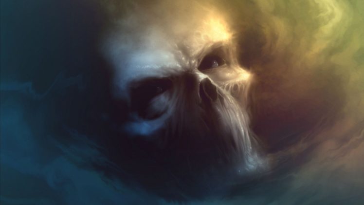 dark, Skull, Evil, Horror, Skulls, Art, Artwork, Skeleton HD Wallpaper Desktop Background