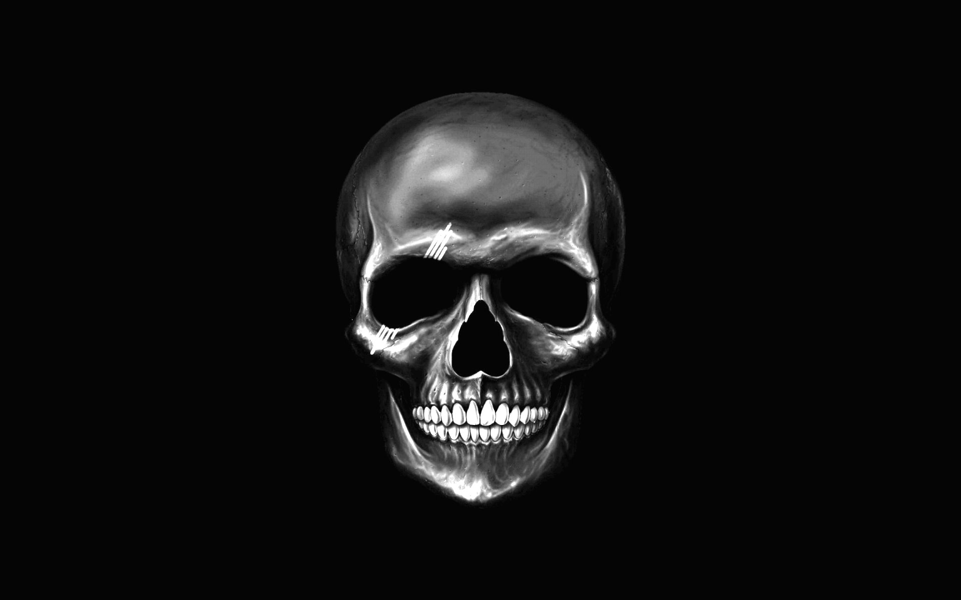 dark, Skull, Evil, Horror, Skulls, Art, Artwork, Skeleton Wa