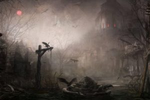 dark village gothic ghost