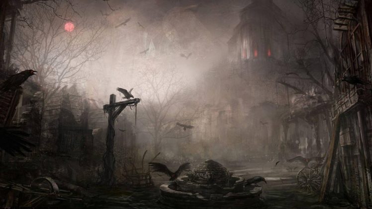 dark village gothic ghost Wallpapers HD / Desktop and Mobile Backgrounds
