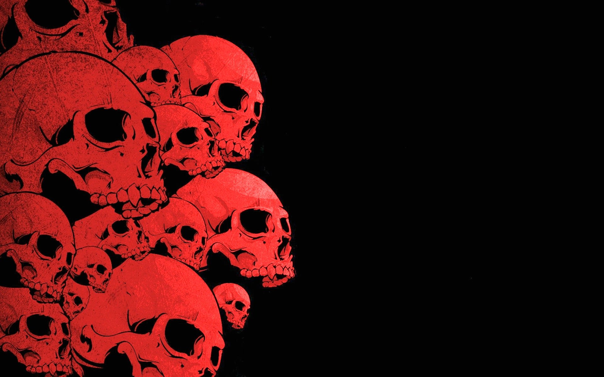 dark, Skull, Evil, Horror, Skulls, Art, Artwork, Skeleton Wallpapers HD / D...