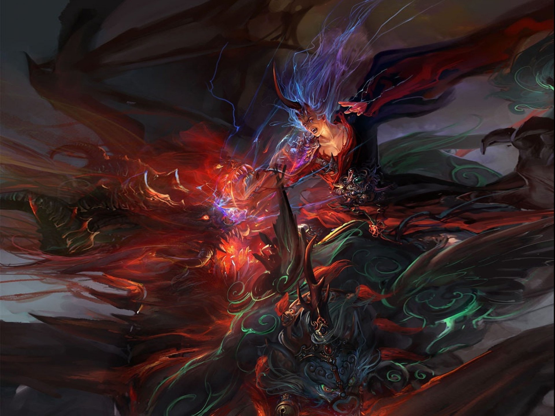 dark, Fantasy, Battle, Warrior, Fighting, Art, Artwork Wallpapers HD