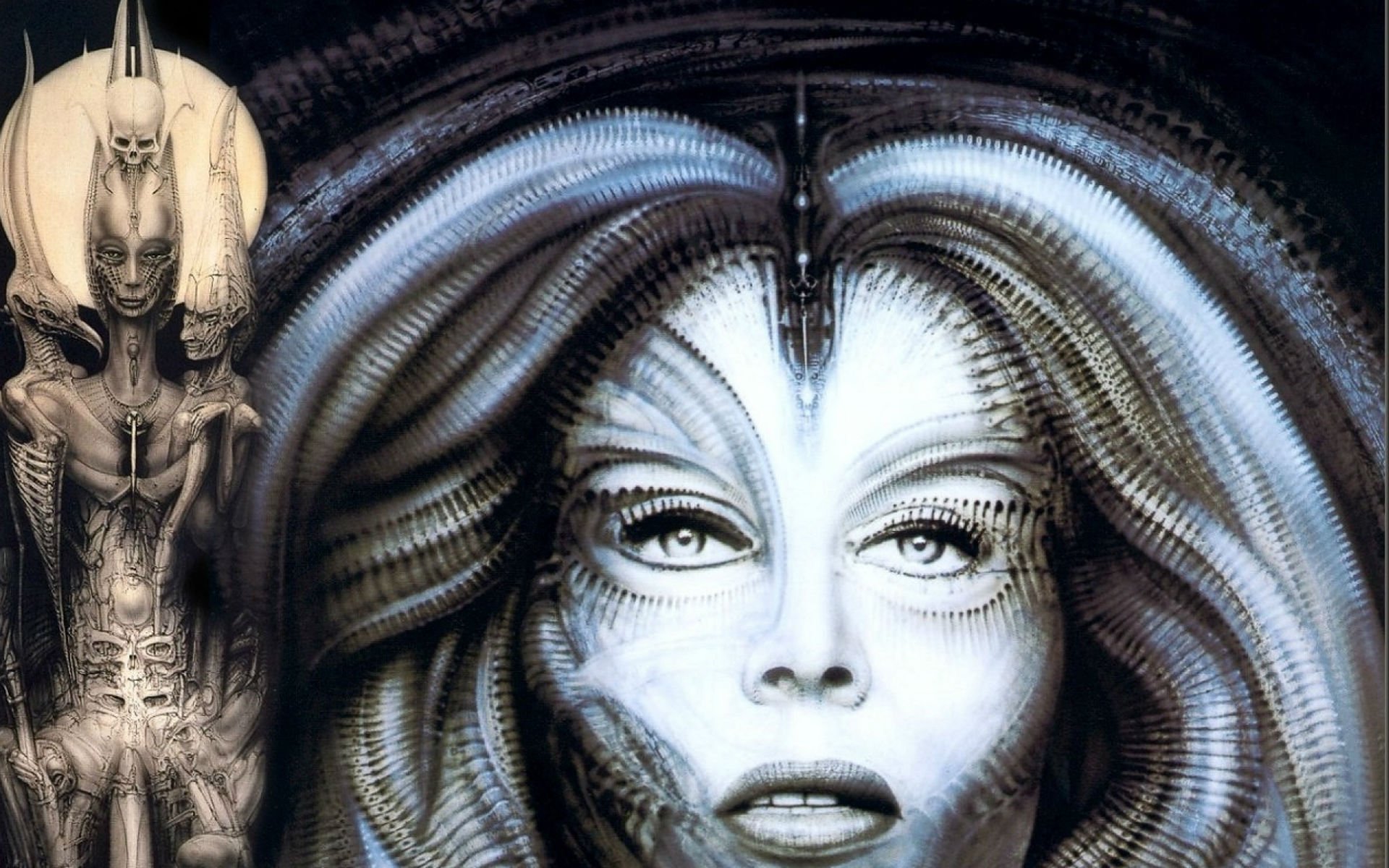 h, R, Giger, Art, Artwork, Dark, Evil, Artistic, Horror, Fantasy, Sci