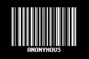 anonymous, Barcode, Text