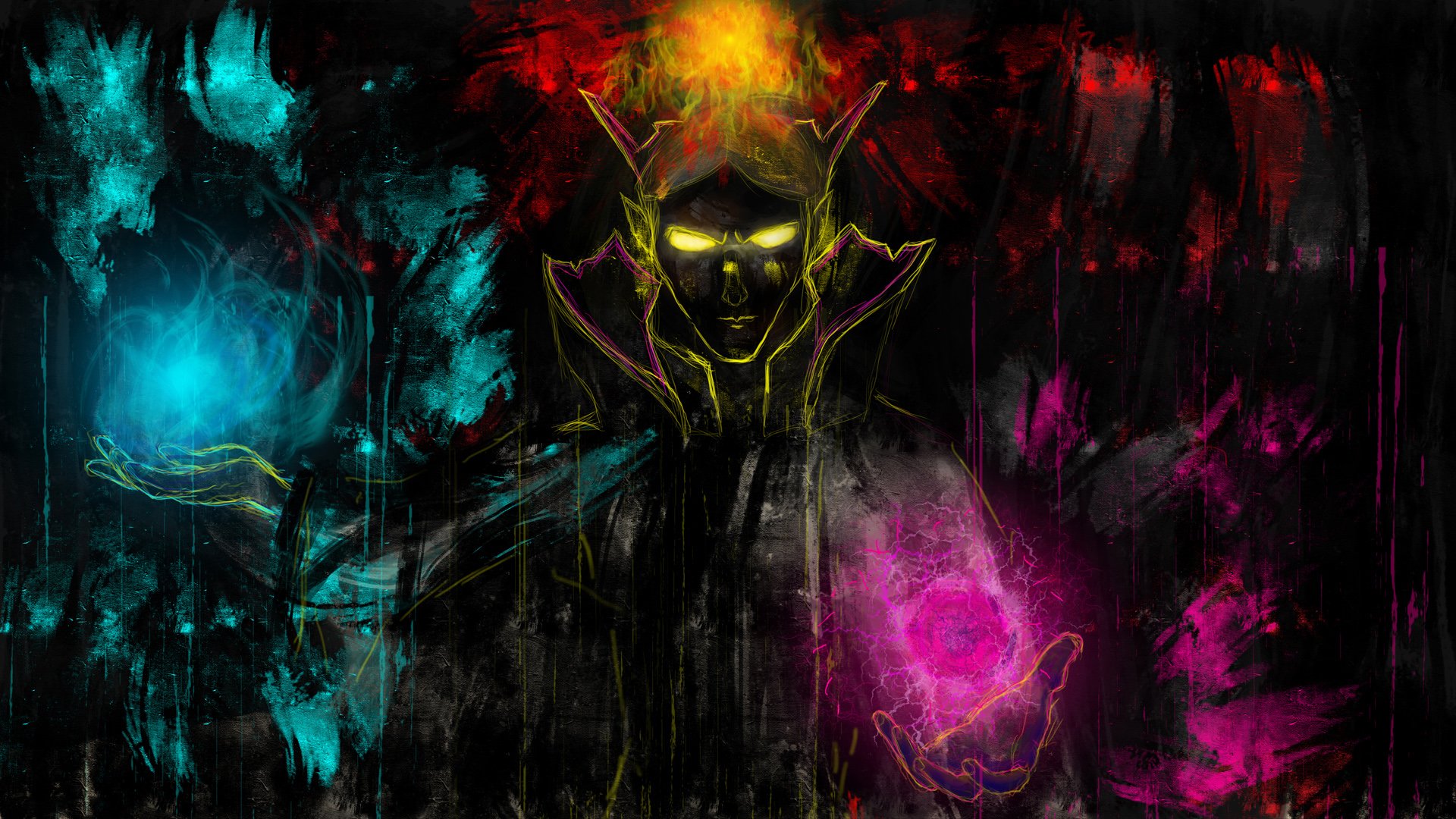dota, 2, Invoker, Magic, Games, Fantasy, Wizard, Sorcerer Wallpaper