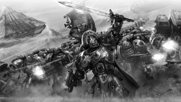warhammer, Fantasy, Sci fi, Warrior, War, Dark, Action, Fighting HD Wallpaper Desktop Background
