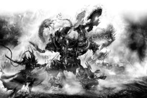 warhammer, Fantasy, Sci fi, Warrior, War, Dark, Action, Fighting