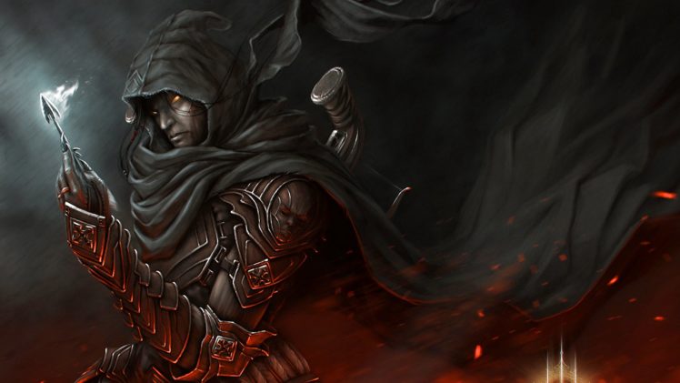 diablo, Dark, Fantasy, Warrior, Rpg, Action, Fighting, Dungeon, Poster HD Wallpaper Desktop Background