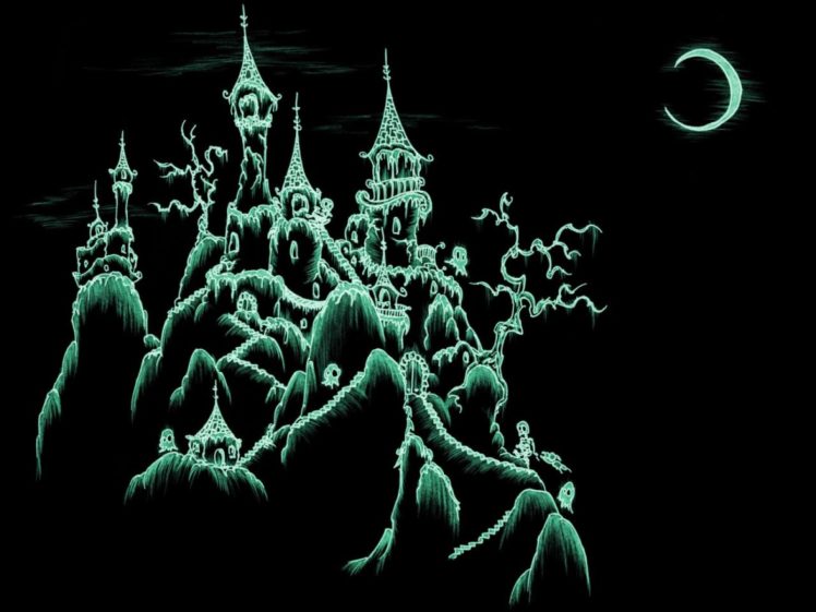 dark, Art, Artwork, Fantasy, Artistic, Original, Horror, Evil, Creepy, Scary, Spooky, Halloween HD Wallpaper Desktop Background