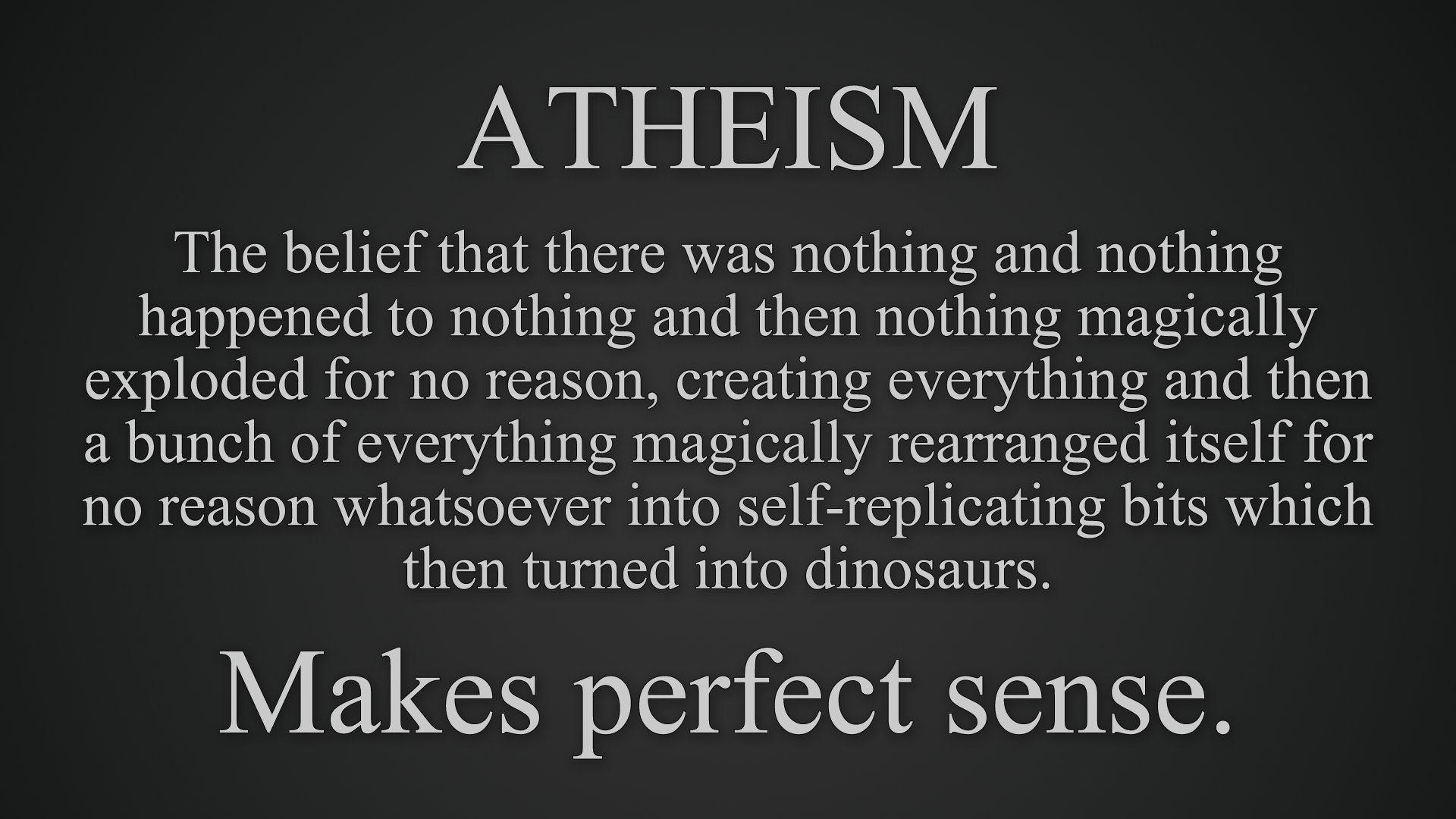 atheism, Logic Wallpaper