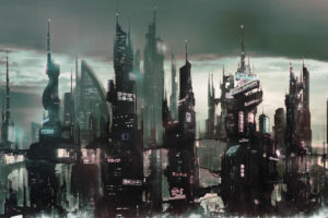 sci fi, City, Cities, Futuristic