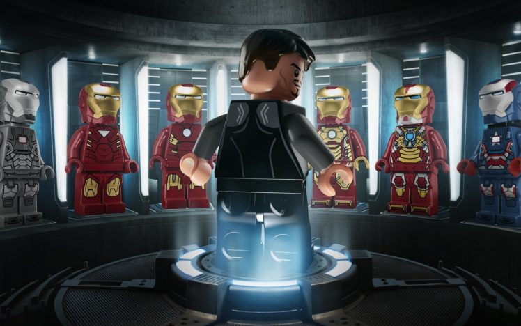 iron, Man, Marvel, Lego, Superhero HD Wallpaper Desktop Background