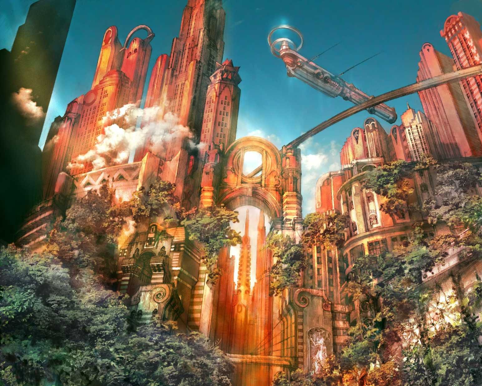 fantastic, World, Fantasy Wallpaper