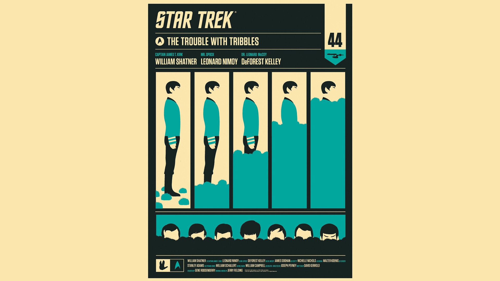 star, Trek, Spock, Tribbles Wallpaper