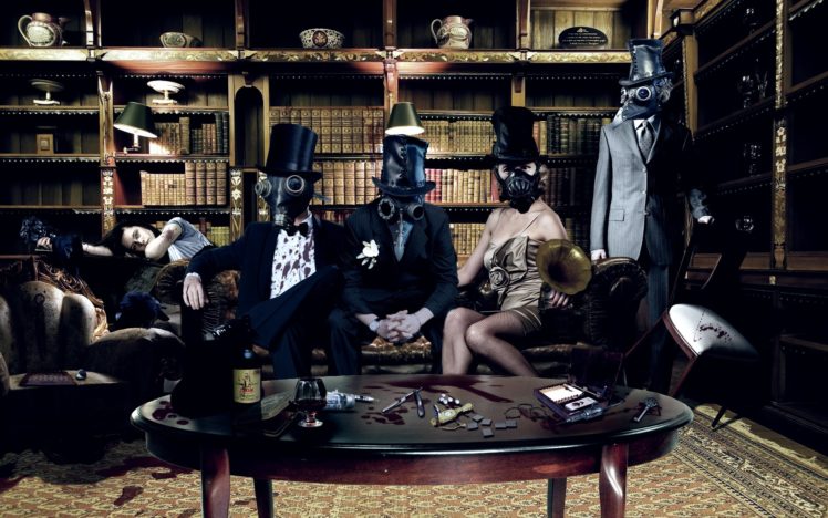 creative, Retro, Hat, Gas, Mask, Miscellaneous, Girls, Steampunk, Dark