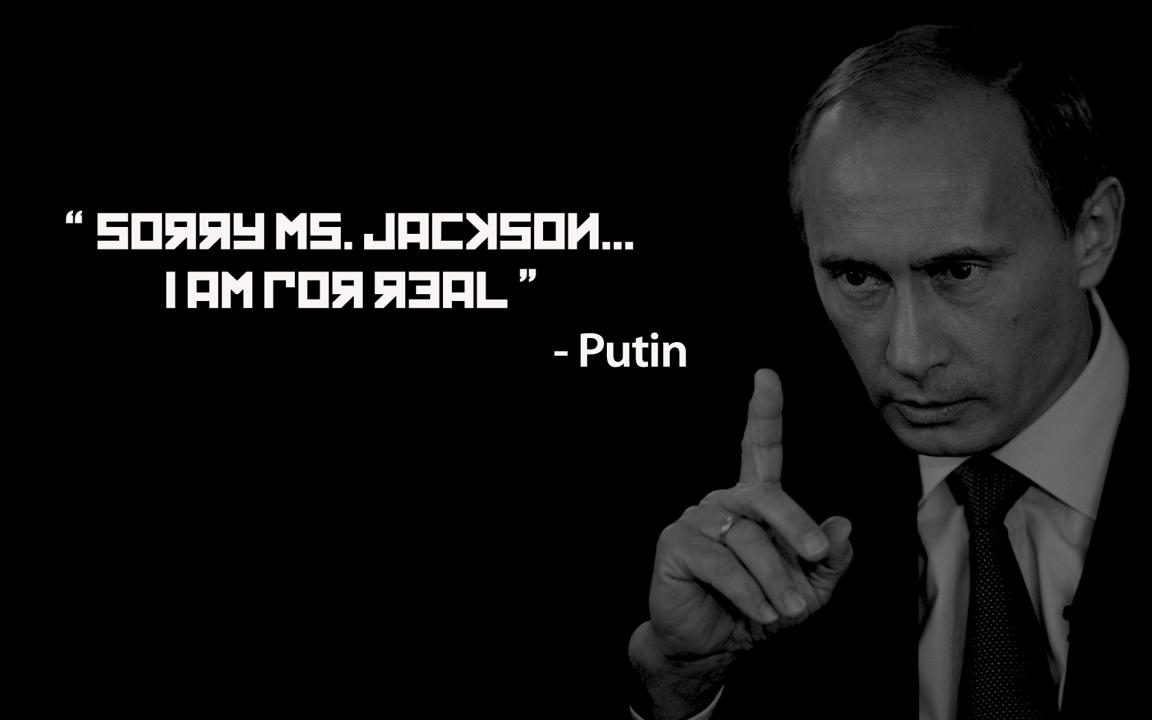ms, Jackson, B w, Black, Vladimir, Putin Wallpaper