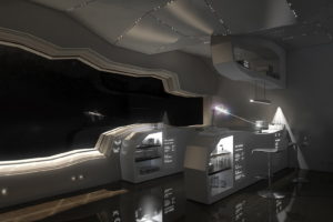 s, F, , Future, Spaceship, Interior
