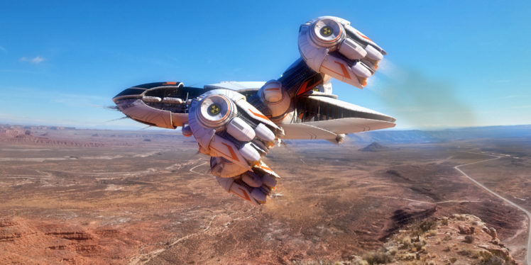 technics, Flight, Spaceship HD Wallpaper Desktop Background