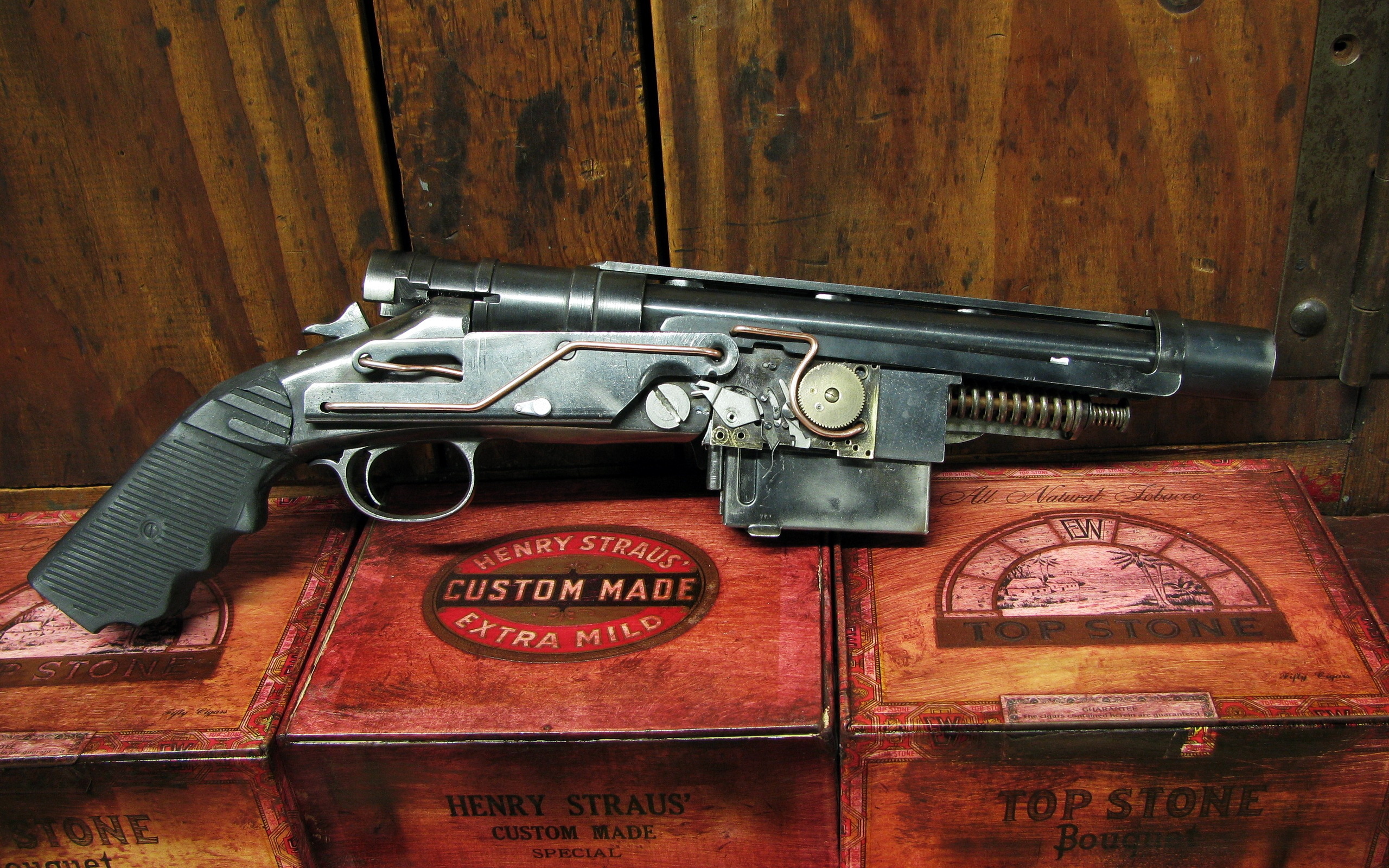gun, Steampunk, Grand, Approximiser, 3, Shot, Pistole, Weapon Wallpaper