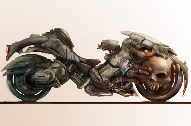 technics, Fantasy, Motorcycles, Sci fi HD Wallpaper Desktop Background
