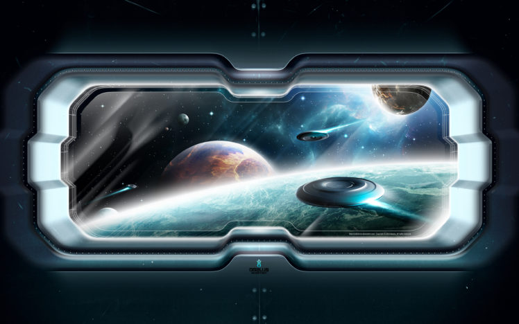 space, Spaceship, Porthole HD Wallpaper Desktop Background