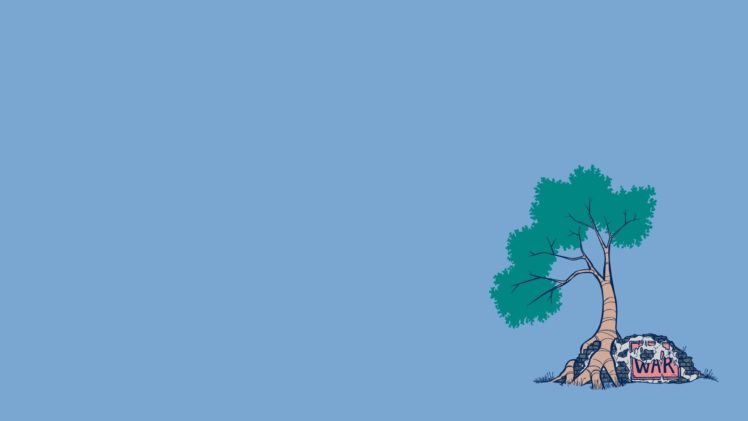 trees, Simple HD Wallpaper Desktop Background
