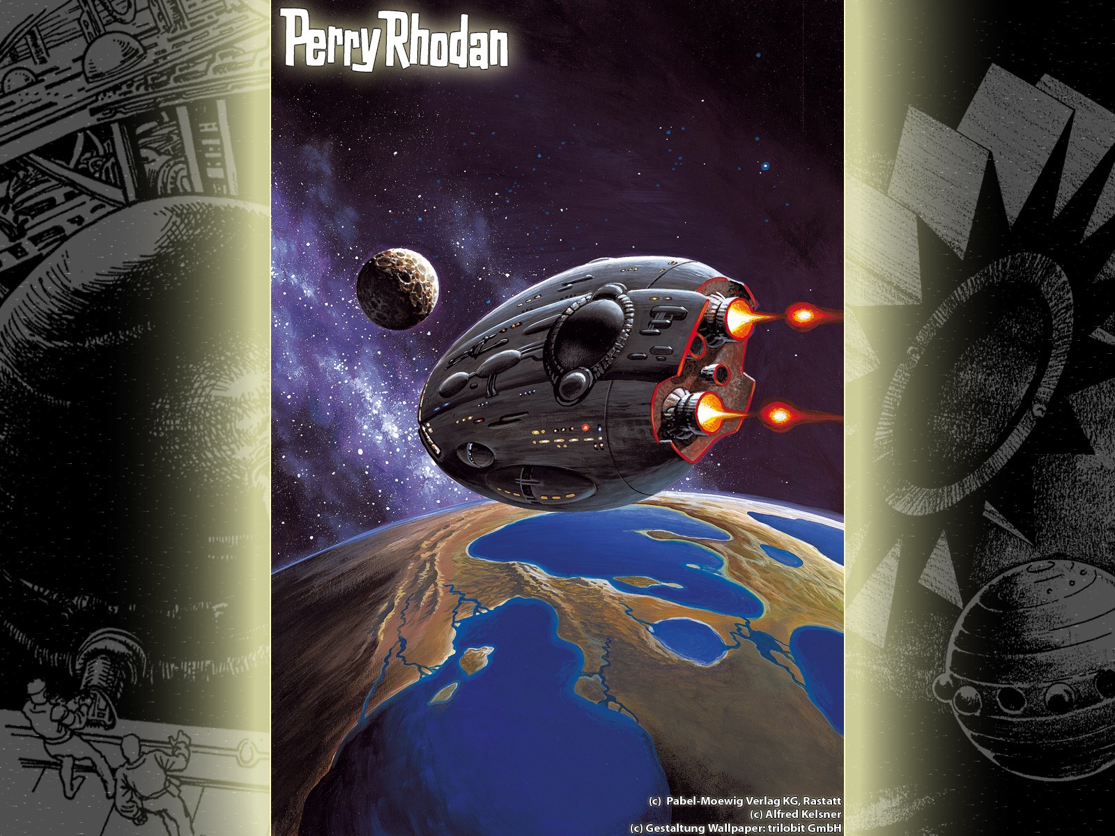 magazines, Perry, Rhodan, Science, Fiction, Magazine, Covers Wallpaper
