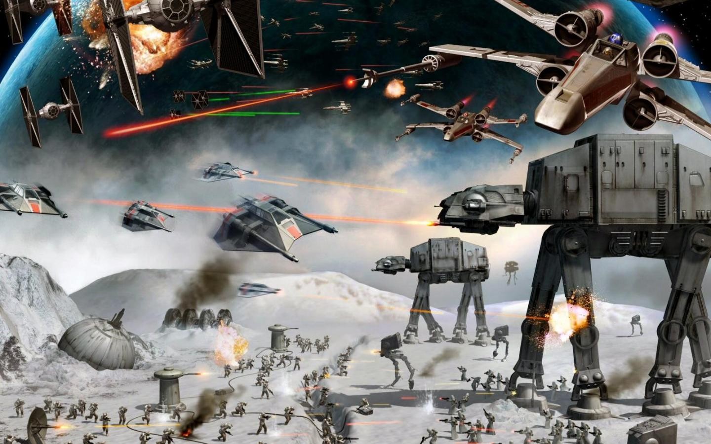 star, Wars, At at, Science, Fiction Wallpaper