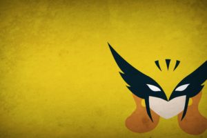 minimalistic, Hawkman, Yellow, Background, Blo0p