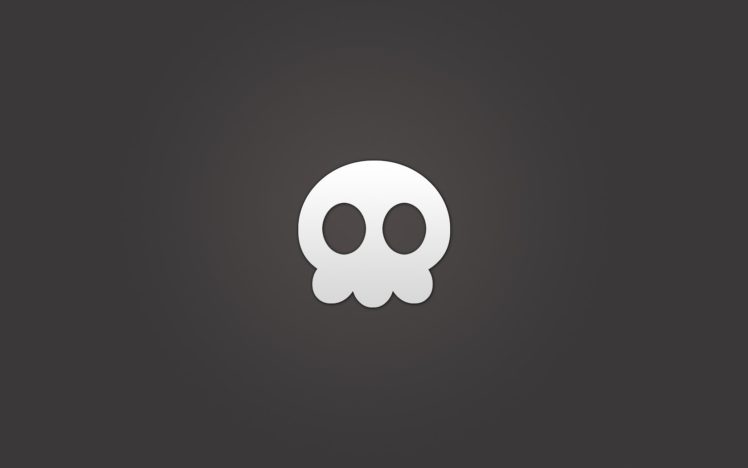 skulls, Minimalistic HD Wallpaper Desktop Background