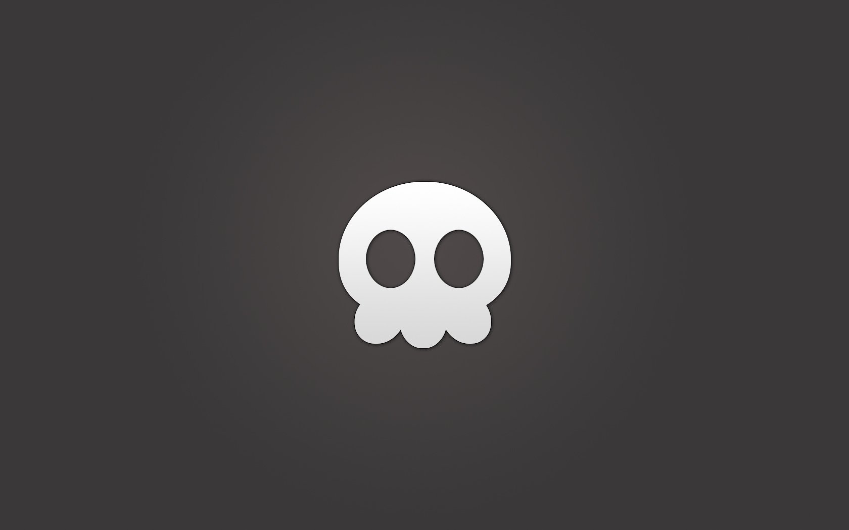 skulls, Minimalistic Wallpaper